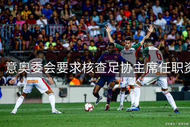 意奥委会要求核查足协主席任职资格
